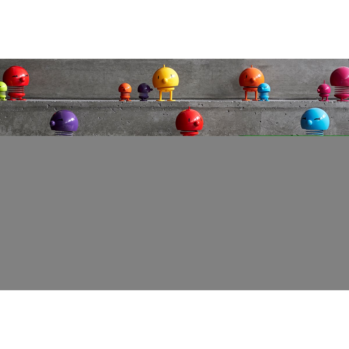 Hoptimist, baby bimble hvit 6,5cm